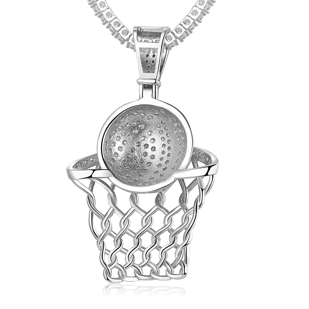 Basketball Hoop Hiphop Pendant 3
