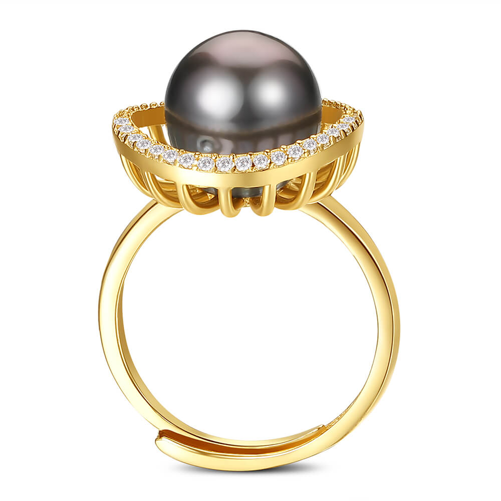 Black Pearl Ring 2