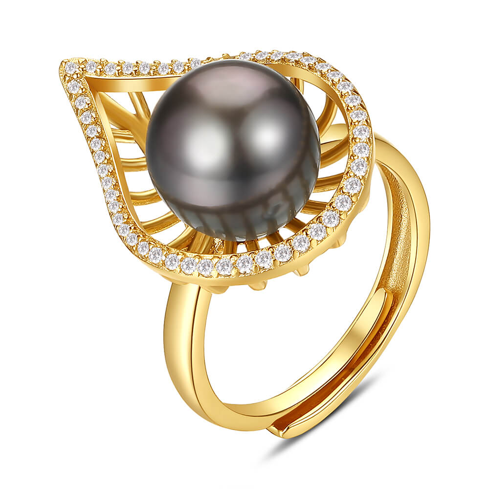Black Pearl Ring 3