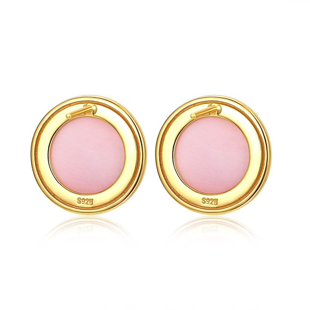 Carved Cupid Queen Conch Earrings 3