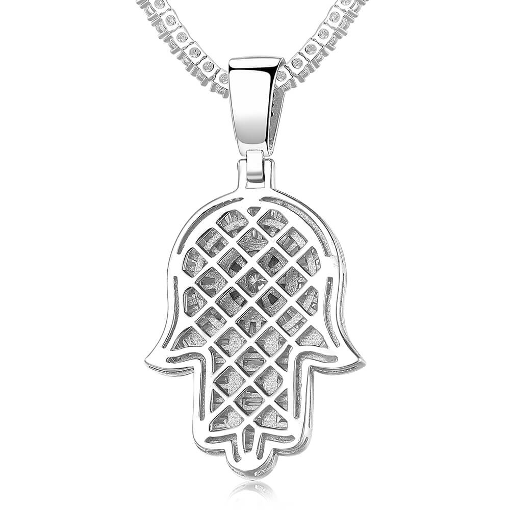 Devil Eye Hamsa Hand Charm Pendant Necklaces 3