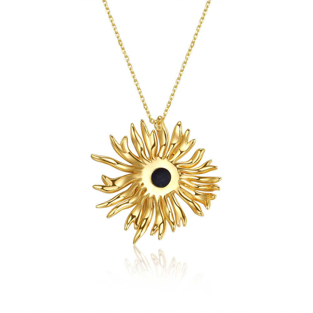 Lapis Lazuli Flower Necklace 3