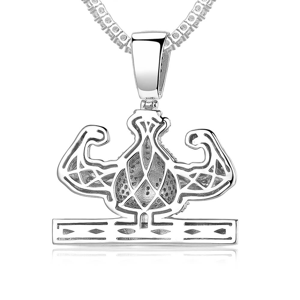 Money Power Flexing Dollar Bling Bag Rapper Mens Pendant Chain 2