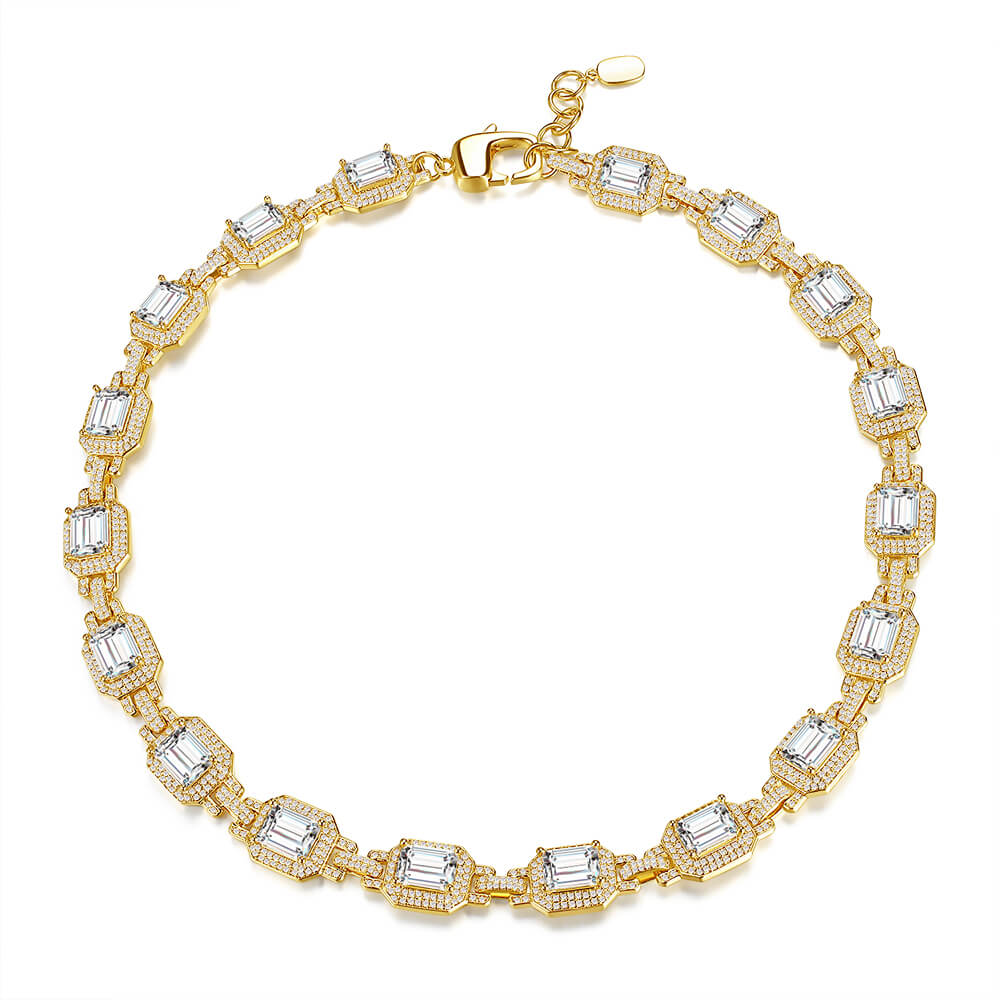 Princess Cut Tennis Bracelet 1