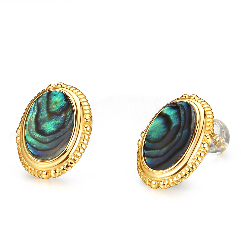 Retro Abalone Earrings 1