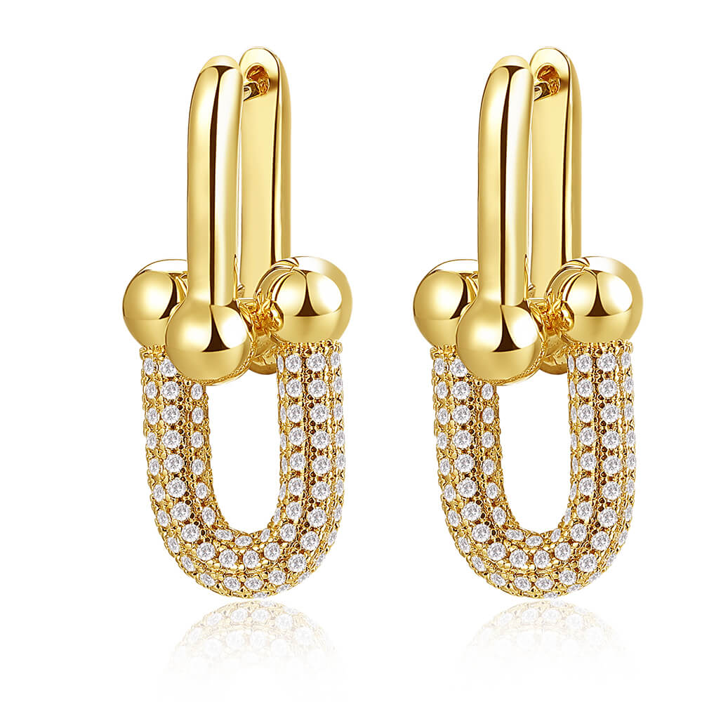 Single Interlock Earrings 1