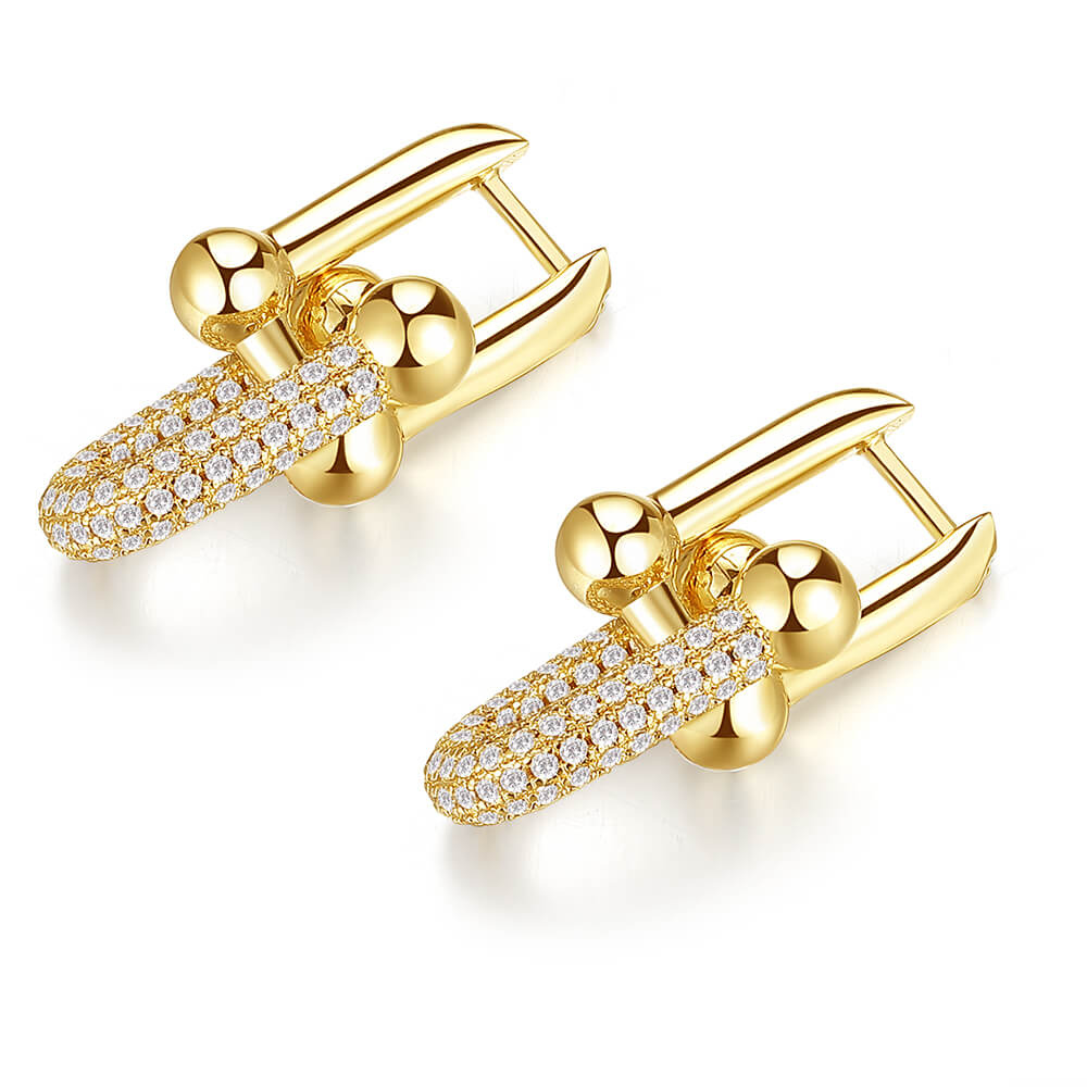 Single Interlock Earrings 3