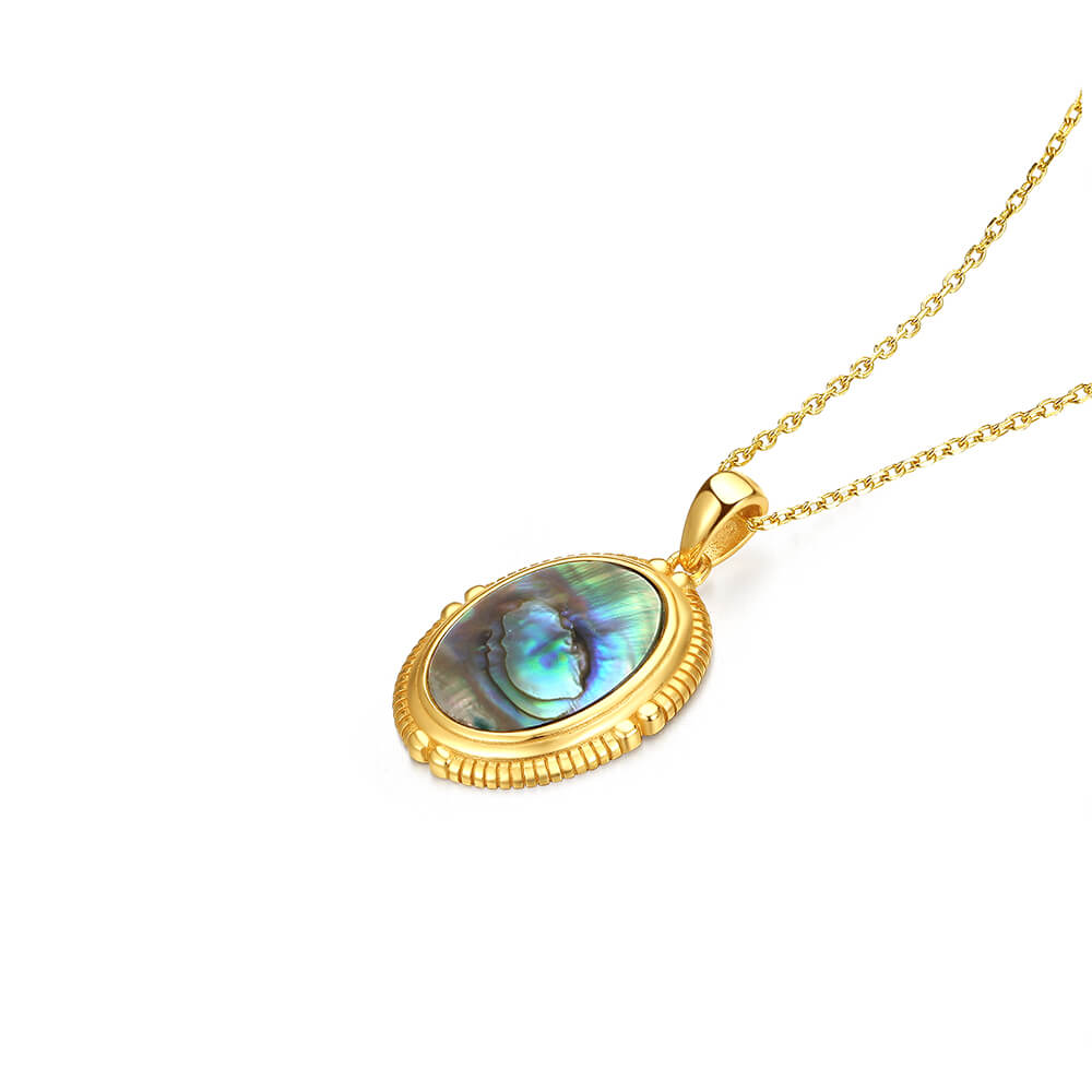 Vintage Abalone Necklace 3