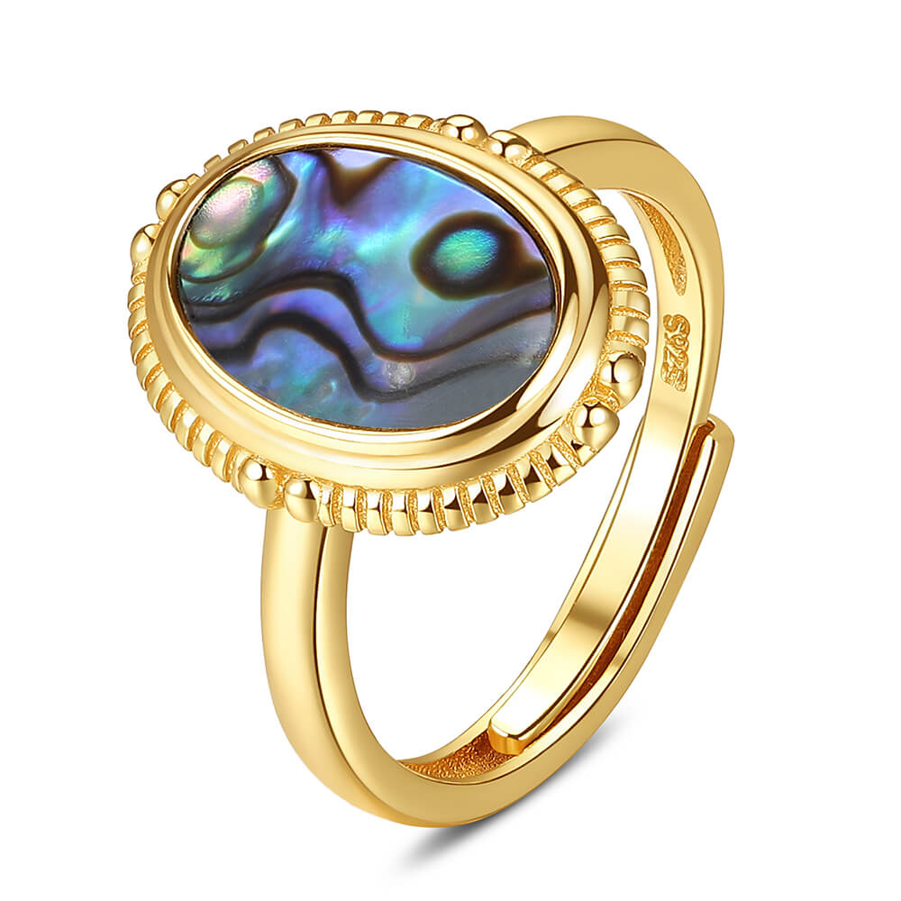 Vintage Abalone Ring 3