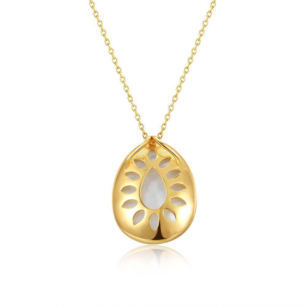 White Fritillary Necklace 1