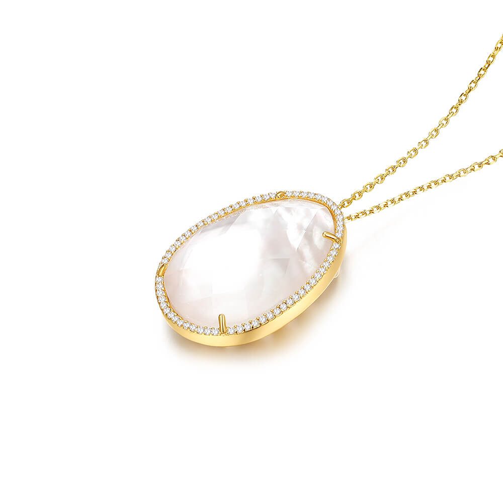 White Fritillary Necklace 2